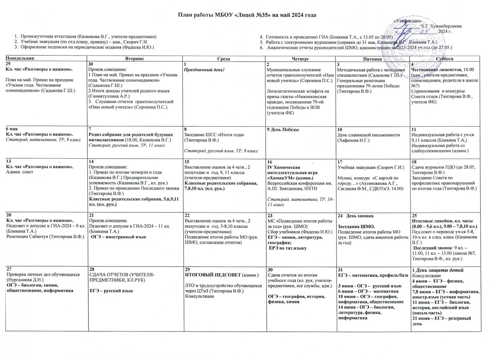 Учебно-методическая работа