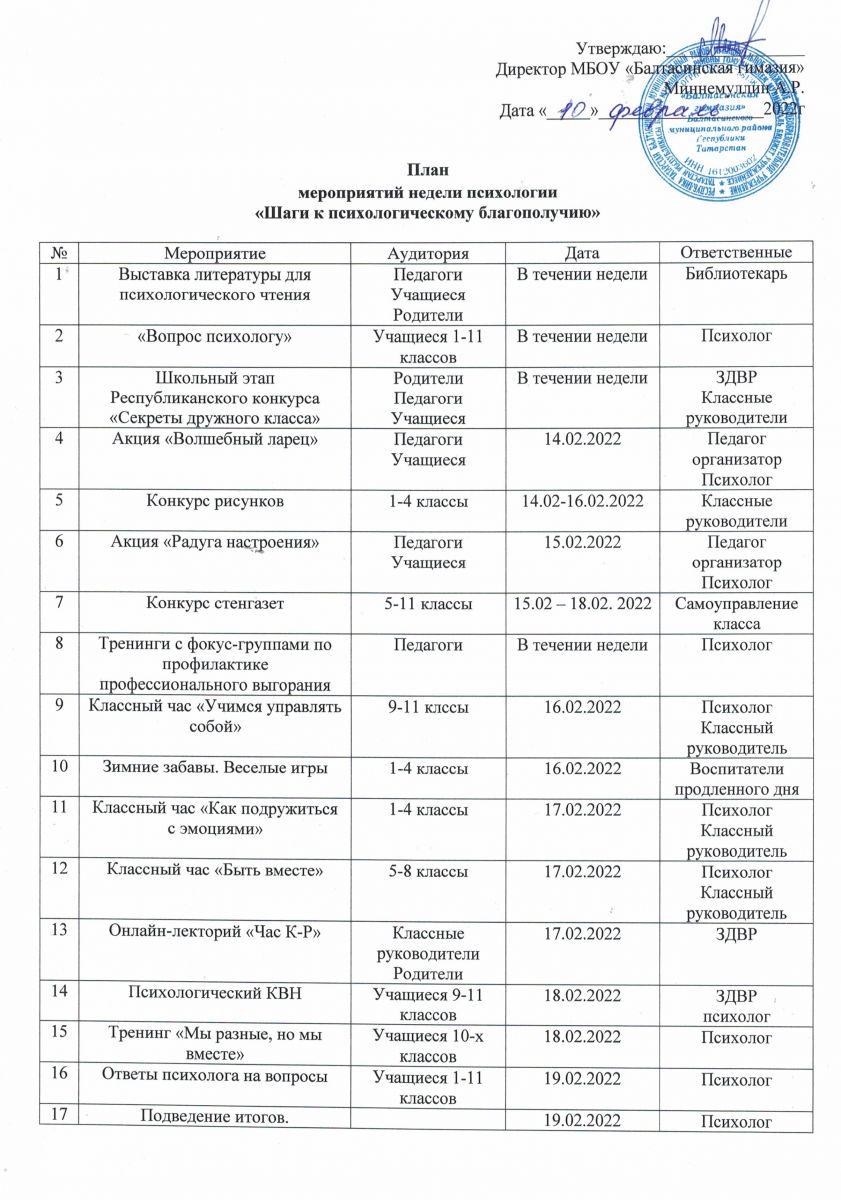 Психологическая служба